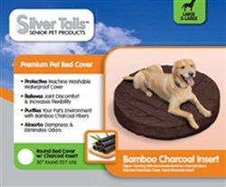 Silver Tails™ Bamboo Charcoal Bed Toppers (round) - Small/Medium (Size: SM-MD)